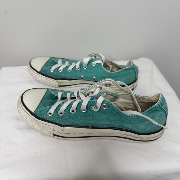 Converse All Star Size 7.5 Women’s Teal Sneakers - Picture 3 of 7